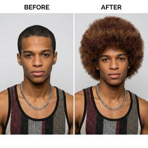 Perruque <span class=keywords><strong>Afro</strong></span> Courte Bouclée pour <span class=keywords><strong>Homme</strong></span>, Fibre Haute Température, Dentelle Transparente Réglable, Sans Colle, Perruque en Maille à Boutons pour l'Europe et l'Amérique - Product Image 4