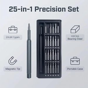 Destornillador de Precisión 25 en 1 para Hombre, para Macbook, PC, Laptop, iPhone, PS5, Xbox, Switch, Acero CRV, para Espacios Pequeños, Fácil de Transportar - Product Image 3