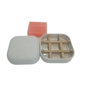 Pas de plastique bambou Fiber <span class=keywords><strong>Cube</strong></span> porte-<span class=keywords><strong>savon</strong></span> forme carrée voyage fermer couverture douche porte-<span class=keywords><strong>savon</strong></span> boîte - Product Image 5