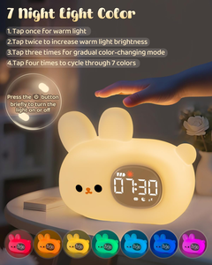 Machine de son de <span class=keywords><strong>veilleuse</strong></span> pour enfants Ready to Rise Sleep Trainer et réveil OK pour les tout-petits et les enfants - Product Image 5