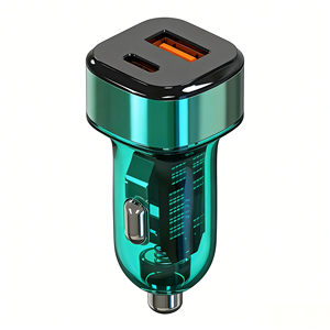 <span class=keywords><strong>Cargador</strong></span> de Coche de Carga Rápida con Doble Puerto USB-A+USB-C, PD <span class=keywords><strong>30W</strong></span> QC 3.0 9V2A, Mini, para iPhone, <span class=keywords><strong>OPPO</strong></span>, Xiaomi, en Oferta - Product Image 4
