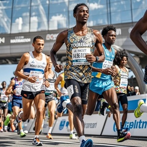 Débardeurs de course unisexes personnalisés à sublimation, séchage rapide, réversibles, été/hiver, pour fitness, sport, marathon - Product Image 3