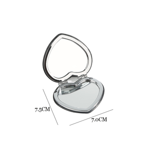 Miroir de maquillage compact portable élégant LOGO 1x/2x grossissant <span class=keywords><strong>pour</strong></span> poche et sac à main - Product Image 3