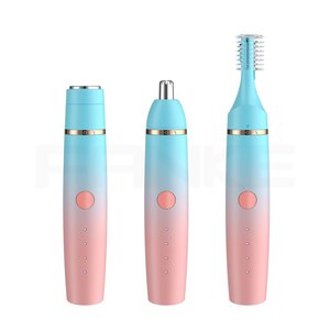 Mini rasoir à <span class=keywords><strong>sourcils</strong></span> automatique électrique 3 en 1 pour femmes épilateur portable pour l'épilation capacités de charge multifonctionnelles - Product Image 1