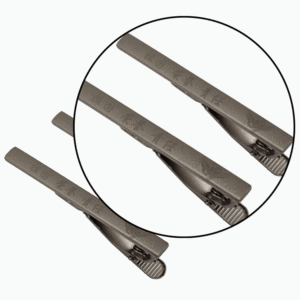 卸売カスタムシルクスクリーン印刷ロゴ亜鉛合金タイクリップネクタイ用 - Product Image 5