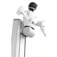 Manipulador Móvil con Ruedas, Robot Compuesto con Brazos Robóticos Dobles para Automatización Industrial, Sistema Robótico Integrado AGV
