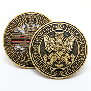 Moeda Desafio Personalizada em Metal de 30mm/40mm/50mm, Estampada em Liga de Zinco 3D - Product Image 6