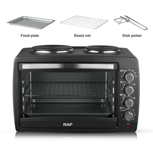 <span class=keywords><strong>Horno</strong></span> <span class=keywords><strong>El</strong></span>éctrico RAF de 45L y 1800W con Placa Calefactora Doble para Hornear y Cocinar en Casa - Product Image 5