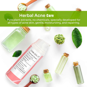 Crema para el acné a base de hierbas orgánicas OEM de etiqueta privada, tratamiento de elevación removedor coreano con ingredientes blanqueadores - Product Image 5