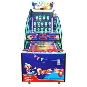 2023 Hot Seller Crazy Ball Machine Münz betriebene Crazy Clown Arcade Games Machine