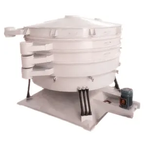 Sieving Screen Separator Large Capacity Silica Sand Sieving Tumbler Vibrating Screen Separator