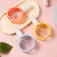 Flacon pulvérisateur de dessin animé rechargeable, vaporisateur fin pour cosmétiques et parfums, mignon, portable, en plastique, atomiseur de voyage