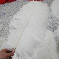 Natürlichen Handwerk Feder Großen Weißen Straußen Feder Für Hochzeit Und Party Dekoration 60cm-65cm