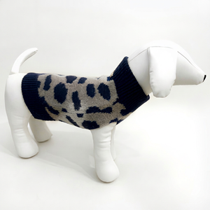Pull d'hiver moderne multicolore en laine pour animaux de compagnie, vêtements chauds et doux en polyester pour chiens, pliable et lavable - Product Image 1