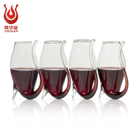 Meilleures ventes de bouteilles de vin en verre transparent au design unique de 1000 ml en gros