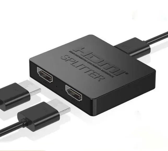 Répartiteur HDMI OEM Hotsell bon marché 4K x 2K 30Hz 1080P 1 entrée 2 sorties 1x2 prise en charge du commutateur HDMI 3D pour autres audio audio
