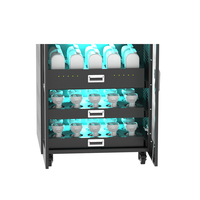 Equipo educativo 3D, auriculares Med VR, 40 bahías, 30W, armario de carga rápida de 30W, carrito de carga, casillero de carga para teléfono móvil