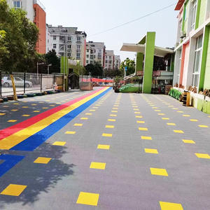 Tapis de sol en plastique PP assemblé pour les activités de plein air de la maternelle pour les courts de tennis de basket-ball de badminton - Product Image 2