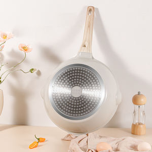 Ensemble de casseroles et poêles antiadhésives de cuisine 4 pièces Ensemble d'ustensiles de cuisine en aluminium antiadhésif avec revêtement en céramique Casseroles et poêles à frire - Product Image 2