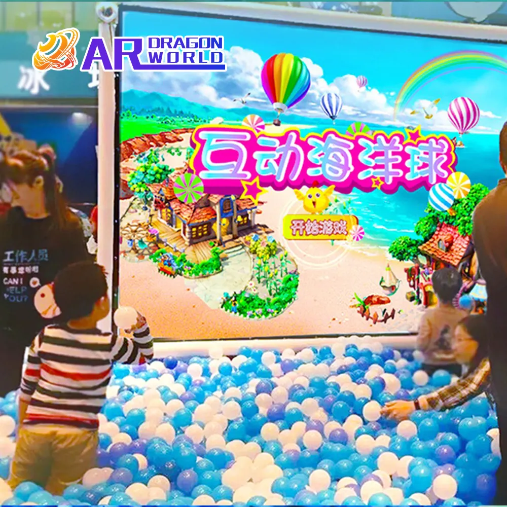 All-in-one AR 3D Interactive Projector Floor System Projection Magic Floor For Kids arcade interactive game