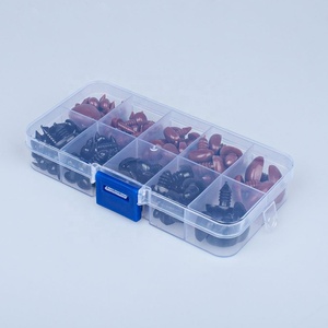 130 Piezas <span class=keywords><strong>de</strong></span> Narices con Arandelas para Muñecos <span class=keywords><strong>de</strong></span> Peluche, <span class=keywords><strong>Ojos</strong></span> Negros con Purpurina para Manualidades, Osos <span class=keywords><strong>de</strong></span> Peluche - Product Image 3