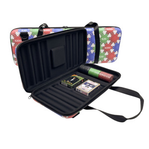 Juego de <span class=keywords><strong>Fichas</strong></span> de Póker de Arcilla Personalizadas de Fábrica 300/<span class=keywords><strong>500</strong></span>, Estuche de Acrílico EVA, Caja Tipo Maleta, Bolsa EVA Impermeable, Resistente a Golpes y al Polvo, de Lujo y Personalizada - Product Image 5