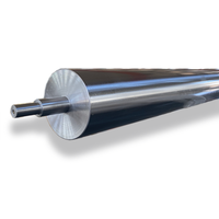 Rouleaux de convoyeur à gravité en acier revêtu de carbure de tungstène sur mesure, robustes