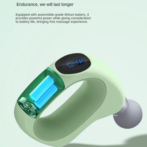 Fábrica al por mayor de alta velocidad Linda <span class=keywords><strong>pistola</strong></span> <span class=keywords><strong>vibratoria</strong></span> de masaje muscular de mano con pantalla LCD - Product Image 5