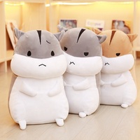 Grosir Pabrik Bantal & Bantalan Lembut Mainan Boneka Hamster Kawaii Mainan Boneka Nyaman untuk Anak-Anak