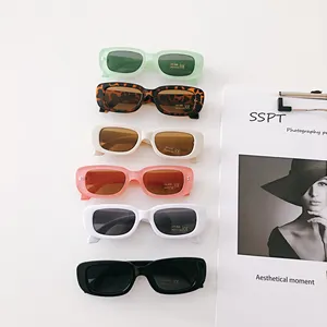 Wholesale Fashion 90s Retro Trendy Colorful Sun Glasses UV400 New Young Kids Children Sunglasses 2022