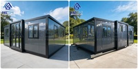 Maison conteneur modulaire extensible de 20 pieds ou 30 pieds, pliable, moderne et luxueuse, avec 1, 2 ou 3 chambres, pour plafonds de 2,4 m de hauteur, expédition en 20 jours