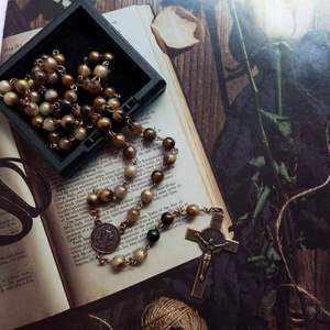 Collares de Joyería Cristiana, Rosarios, Joyería Religiosa, Regalos de Fe, Collar con Colgante de Cruz Vintage Simple y Moderno - Product Image 4