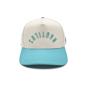Gorra de Béisbol de Cinco Paneles en Dos Tonos, Más Vendida, con Logotipo Bordado Personalizado, MOQ Bajo, OEM, Suministro Confiable de Fábrica Profesional - Product Image 4