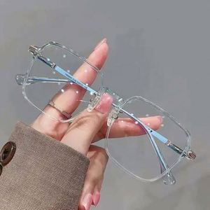 2023 Custom Logo Tr90 Anti Blue Light Computer <b>Glasses</b> Frames Wholesale Manufacturer Square Women's Punk Style Animal - Product Image 4