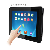 Panel PC industrial Android personalizado de 10,4 pulgadas a prueba de agua con alto brillo 800 Nit 1000 Nits Pantalla táctil de montaje en panel integrado