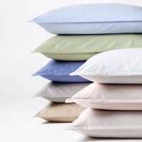 Taies d'oreiller rectangulaires tissées modernes personnalisées en Percale pour la maison, les hôtels et les hôpitaux