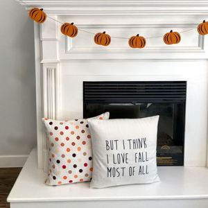 Thanksgiving Home Hanging Decoration Harvest <b>Pumpkin</b> Garland Felt <b>Pumpkins</b> Fall Banner - Product Image 2