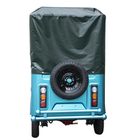 Tricycle électrique pour passagers aux Philippines, 4 places, carrosserie ouverte, Tuktuk Bajaj 1200W, autonomie de 70-90 km