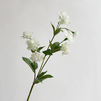 Bunga Sutra Buatan Campuran Berbagai Jenis (Star Celery Erythrina Dandelion) Tanaman Hijau Buatan Tangan Realistis untuk Dekorasi Rumah dan Pernikahan