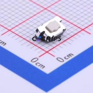 TSA356G00-250 Tactile Switch SMD Switch Single Pole Single Throw Rectangle Button 2.5N Vertical Mount - Product Image 1