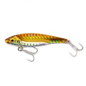 Señuelos de pesca metálicos tipo cuchara de 8g/13g/16g, señuelos VIB, señuelos de cuchilla giratoria para peces de agua salada, lubina, trucha, lucioperca y lubina. - Product Image 1