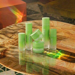 ขวดน้ำหอมพกพาแบบเติมได้ Mingsheng ขวดแก้วทรงกระบอกแบบพ่นพกพา ชุดขวดขนาดเล็กพร้อมที่ใส่ ขนาด 5 มล. 10 มล. 30 มล. 100 มล. - Product Image 1