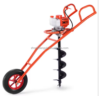 Tarière manuelle à lame spirale pour forage de trous de jardinage, pêche sur glace, plantation d'arbres et travaux agricoles, retour facile, machine à creuser le sol