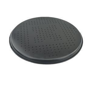 AOLIJUE-utensilios de cocina para <span class=keywords><strong>Pizza</strong></span>, sartén de malla personalizada Circular de Metal para hornear, bandeja antiadherente para <span class=keywords><strong>Pizza</strong></span> con agujeros - Product Image 3