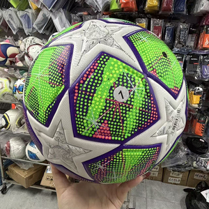 2026 nuevo estilo de fútbol, precio de fábrica barato, tamaño 5, logotipo personalizado de Unión térmica de PU, partido de fútbol oficial sin costuras de alta calidad - Product Image 1