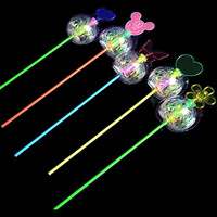 Vente en gros Éclairage LED Baguette Magique Bâtons Lumineux Flash Bulles Fleur Ruban Rotatif-Jouets Électroniques Lumineux