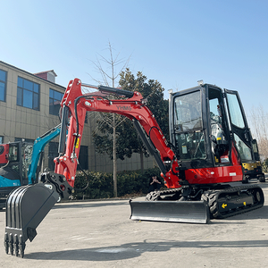 免费送货花园使用小型挖掘机2.5吨3.5吨小型挖掘机，带驾驶室履带式挖掘机迷你挖掘机出售 - Product Image 4