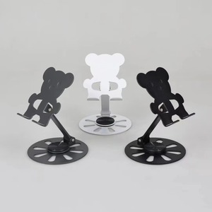 2024 New Nhôm 360 Độ Xoay Điện Thoại Đứng Phim Hoạt Hình Gấu Thiết Kế Phổ Bàn Máy Tính Bảng & Máy Tính Đứng - Product Image 5