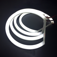 4X131mm Blanc laiteux pour E36 E38 E39 E46 Projecteur de voiture Rétrofit Anneaux halo en coton Angel Eyes