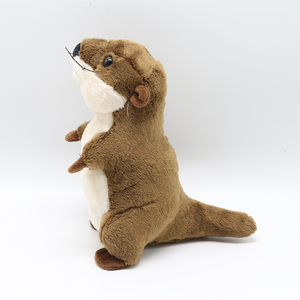 Muñeco de peluche de nutria marina de 20cm, muñeco de peluche de nutria realista personalizado, juguetes suaves para niños - Product Image 2